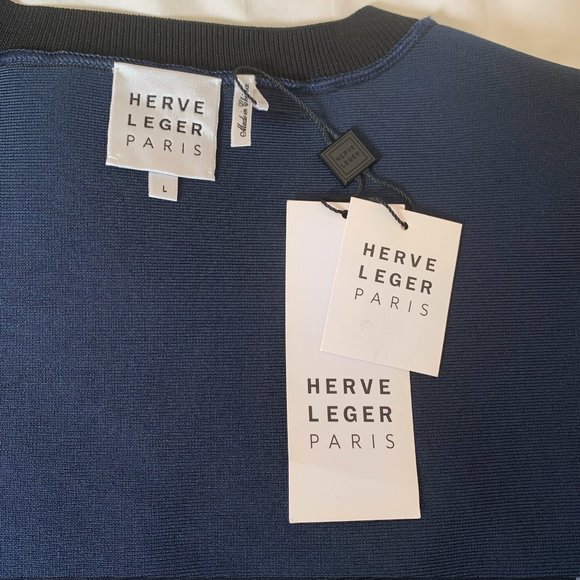 💗 HOST PICK 💗  NWT Herve Leger Paris Sweater Dress - Picture 9 of 11